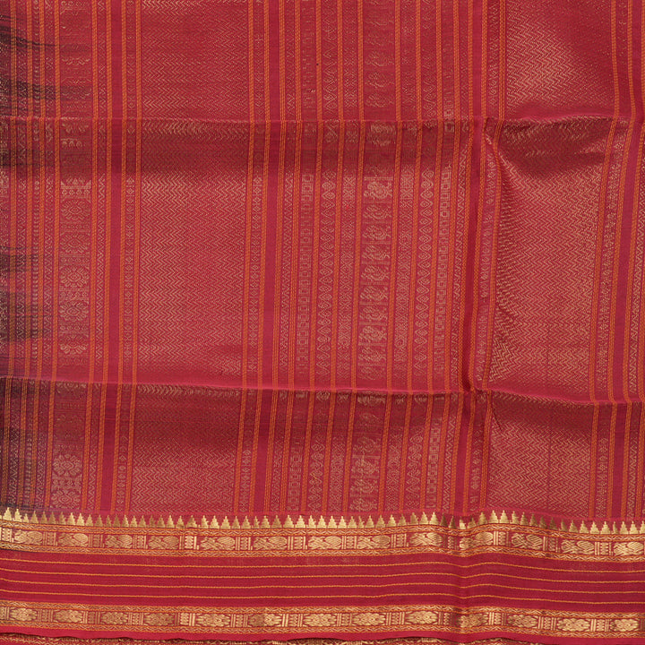 Hayagrivas Mehandi Green Kora Silk Cotton Saree SSCBF14D6-38