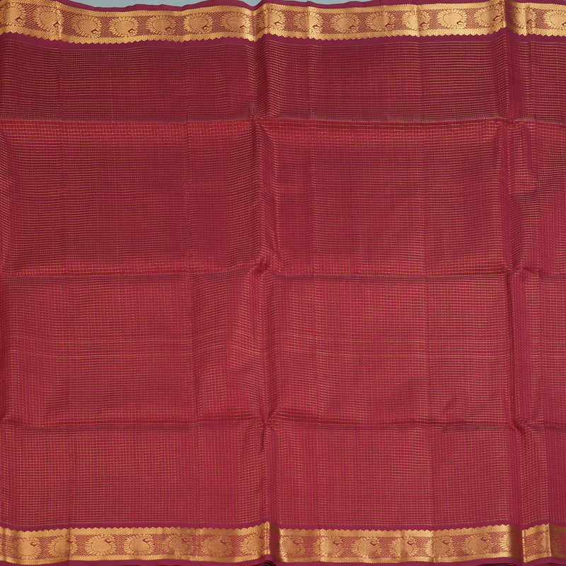 Hayagrivas Maroon Kora Silk Cotton Saree SSCBF14D6-4