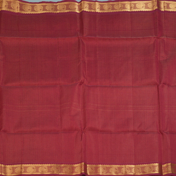 Hayagrivas Maroon Kora Silk Cotton Saree SSCBF14D6-4