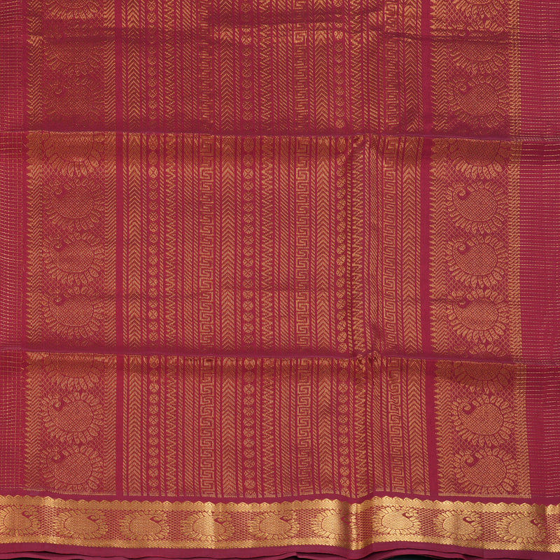 Hayagrivas Maroon Kora Silk Cotton Saree SSCBF14D6-4