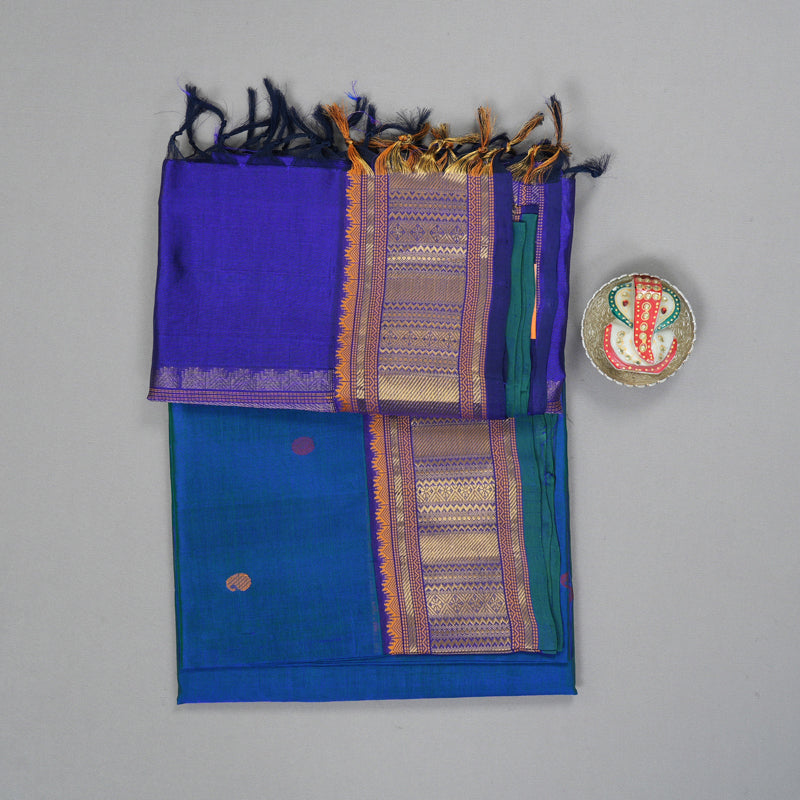 Hayagrivas Mayilkazhuthu Kora Silk Cotton Saree SSCBF14D6-43