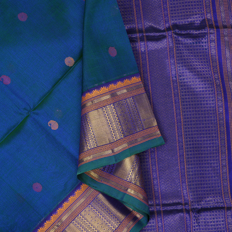 Hayagrivas Mayilkazhuthu Kora Silk Cotton Saree SSCBF14D6-43