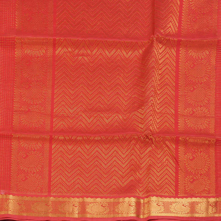 Hayagrivas Red Kora Silk Cotton Saree SSCBF14D6-5