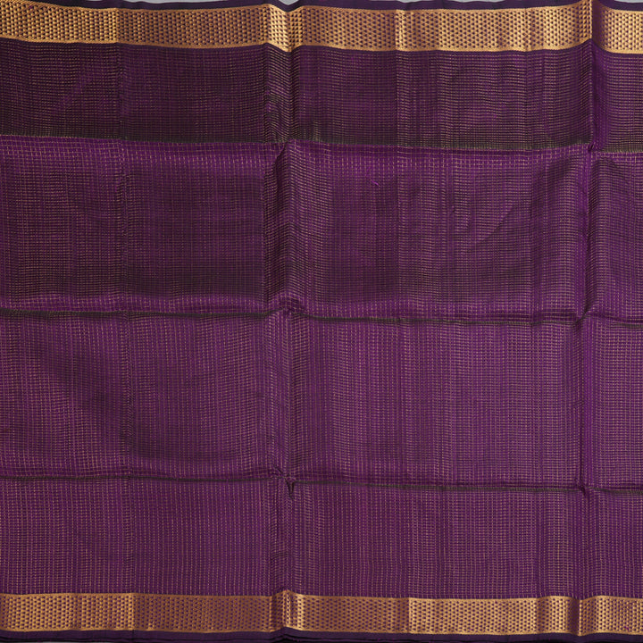 Hayagrivas Purple Kora Silk Cotton Saree SSCBF14D6-8