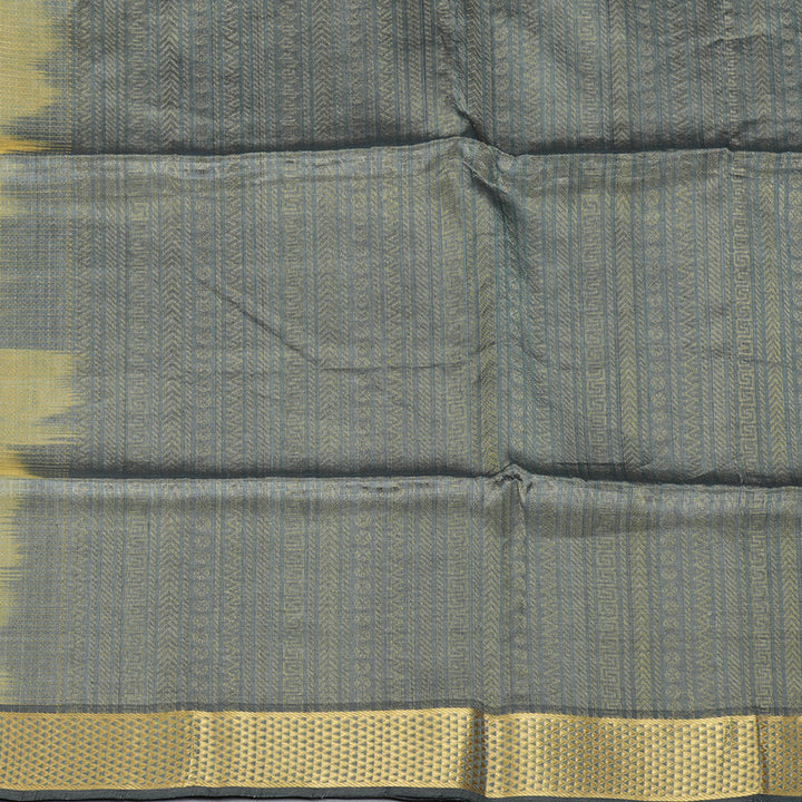 Hayagrivas Beige Kora Silk Cotton Saree SSCBF14D6-9