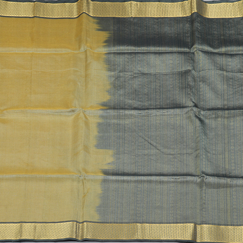 Hayagrivas Beige Kora Silk Cotton Saree SSCBF14D6-9