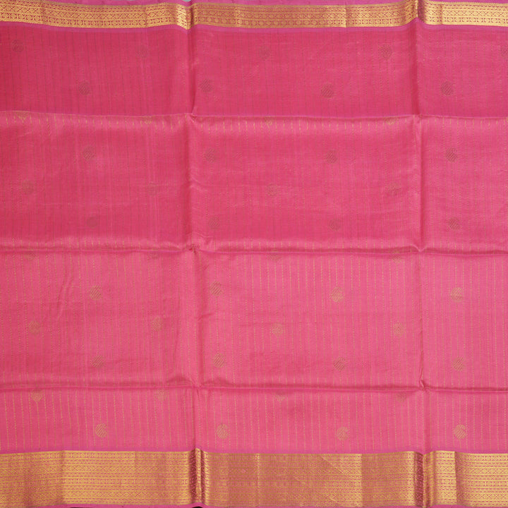 Hayagrivas Rose Pink Kora Silk Cotton Saree SSCBF14D7-13