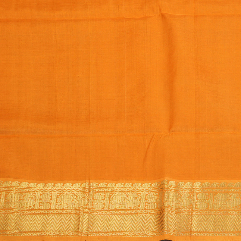Hayagrivas Metallic Gold Kora Silk Cotton Saree SSCBF14D7-4