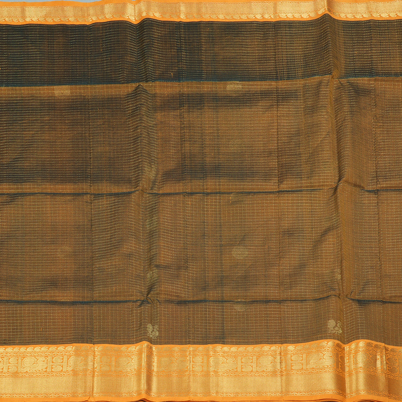 Hayagrivas Metallic Gold Kora Silk Cotton Saree SSCBF14D7-4
