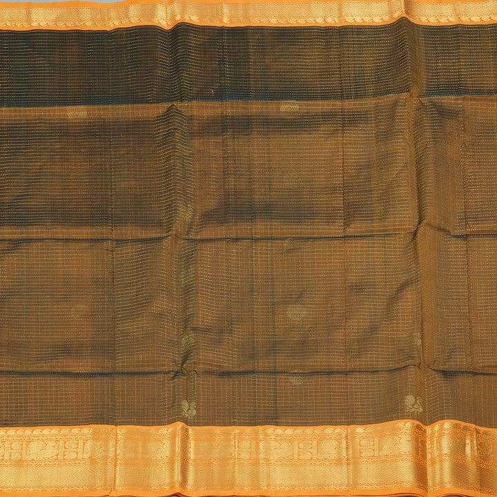 Hayagrivas Metallic Gold Kora Silk Cotton Saree SSCBF14D7-4
