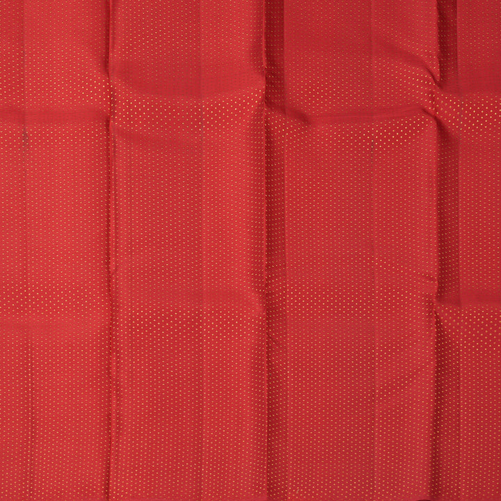 Hayagrivas Handloom Red Kanjivaram Silk Saree SSCBF152H9-1