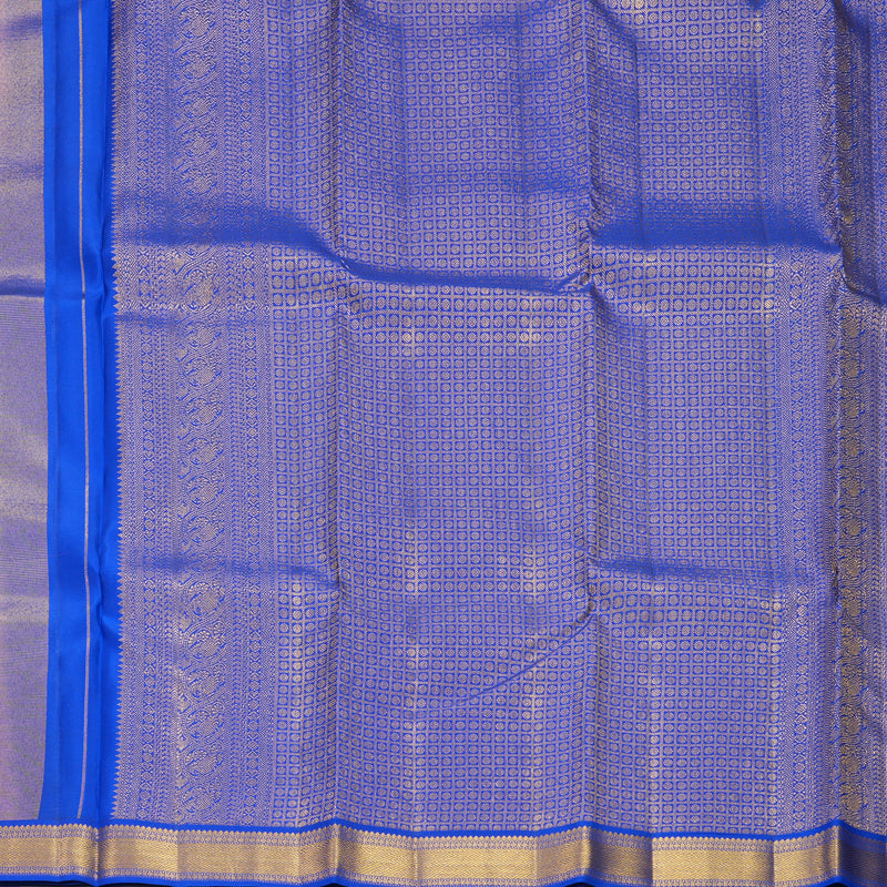 Hayagrivas Handloom Lavender Kanjivaram Silk Saree with MS Blue Border SSCBF153H8-13