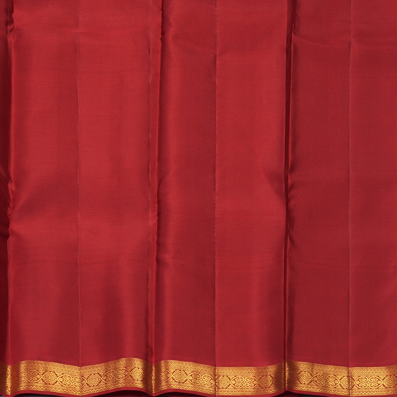 Hayagrivas Handloom Fluorescent Green Kanjivaram Silk Saree with Red Border SSCBF159H11-1