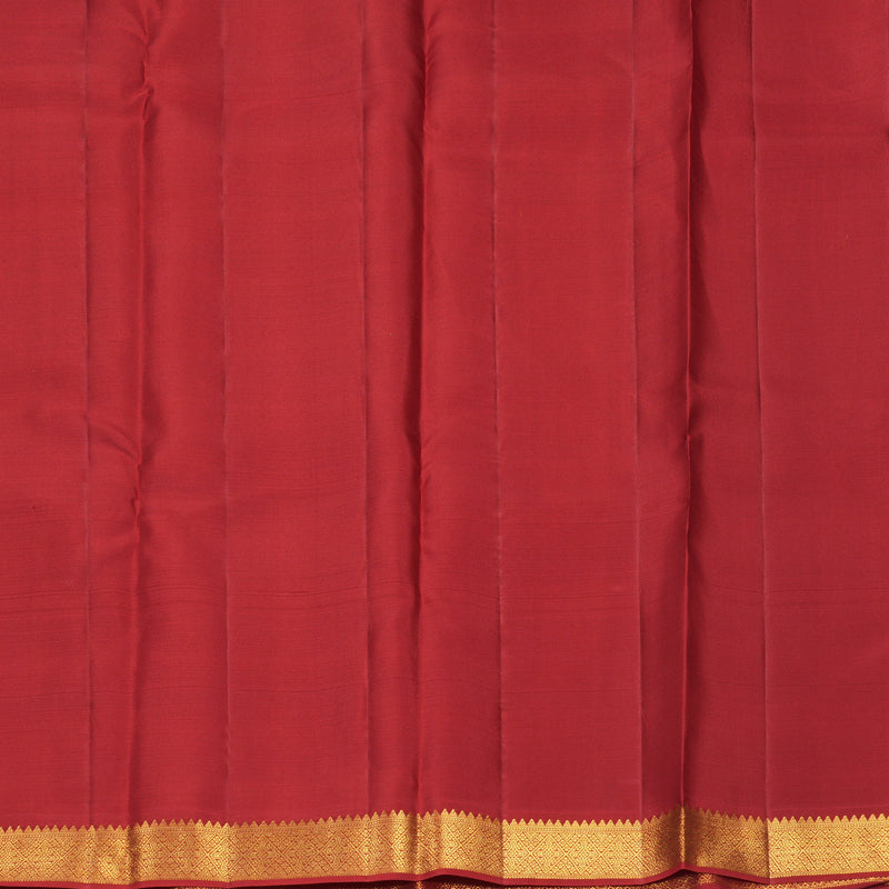 Hayagrivas Handloom Fluorescent Green Kanjivaram Silk Saree with Red Border SSCBF159H11-2