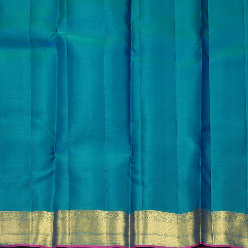 Hayagrivas Handloom Cream Kanjivaram Silk Saree with Mayilkazhuthu Border SSCBF159H13-4