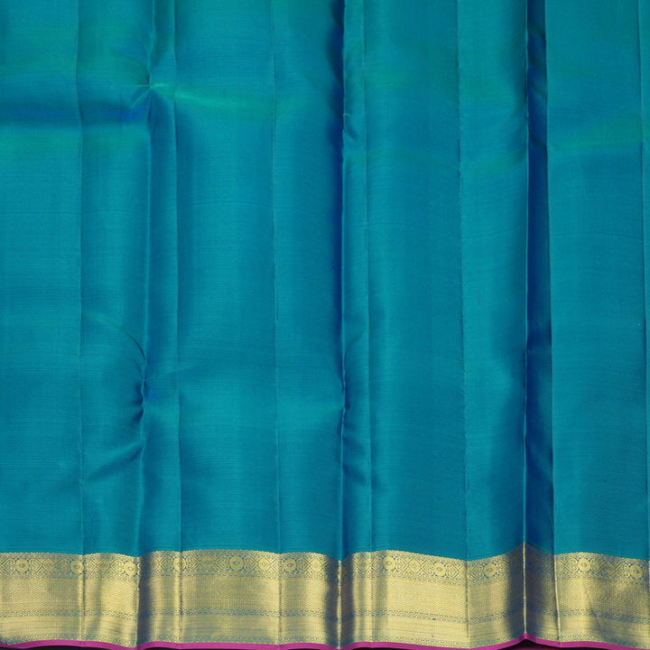 Hayagrivas Handloom Cream Kanjivaram Silk Saree with Mayilkazhuthu Border SSCBF159H13-4