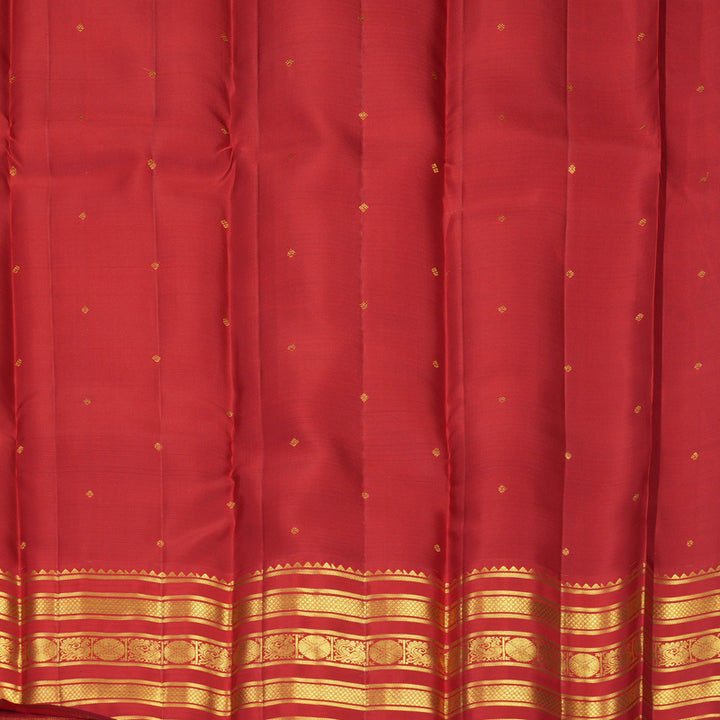 Hayagrivas Handloom Lime Green &amp; Teal Blue Checks Kanjivaram Silk Saree with Red Border SSCBF159H14-3