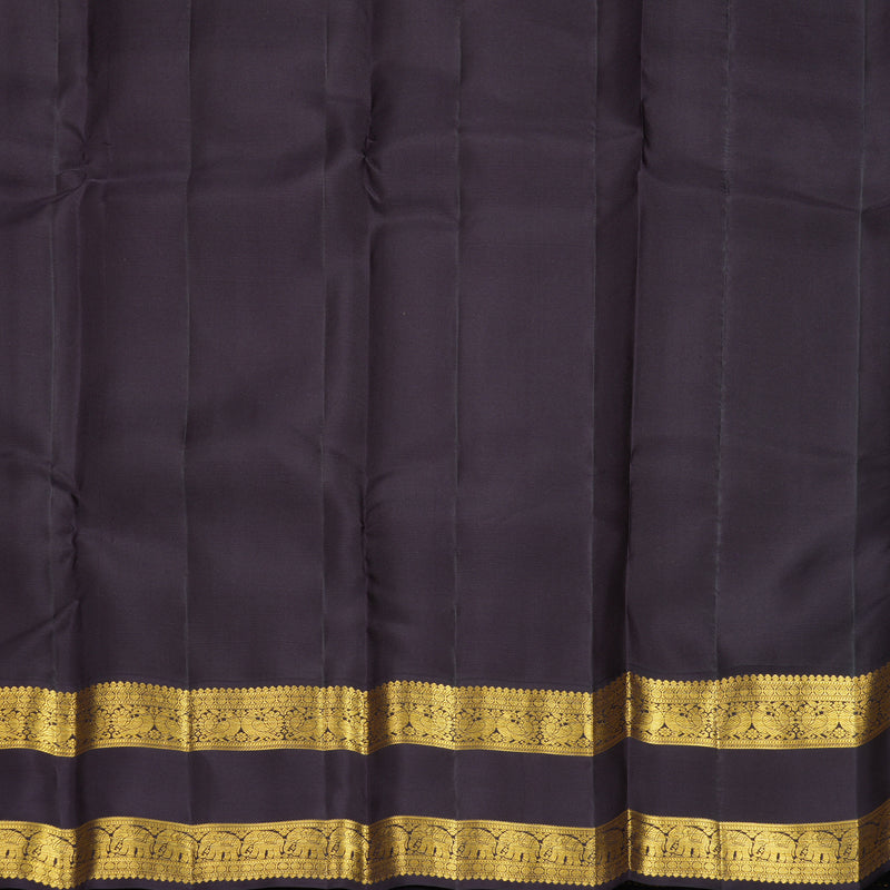 Hayagrivas Handloom Mustard Yellow Kanjivaram Silk Saree with Ganga Jamuna Border SSCBF159H7-2