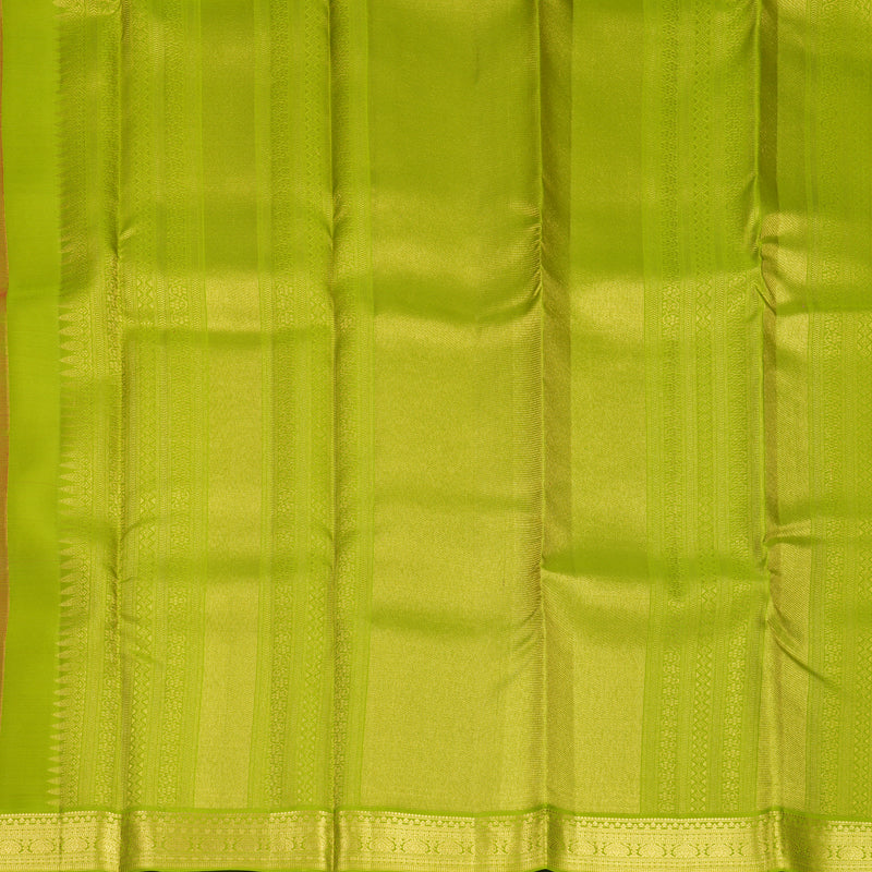 Hayagrivas Handloom Red Kanjivaram Silk Saree with Parrot Green Border SSCBF159H8-2