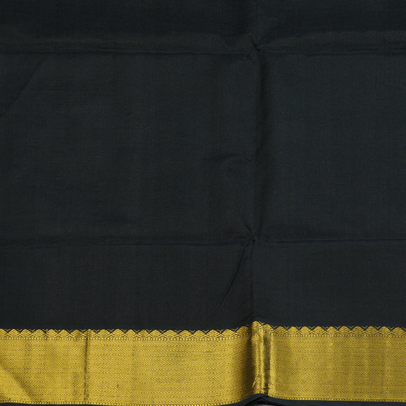 Hayagrivas Olive Green Kora Silk Cotton Saree SSCBF15D3-1