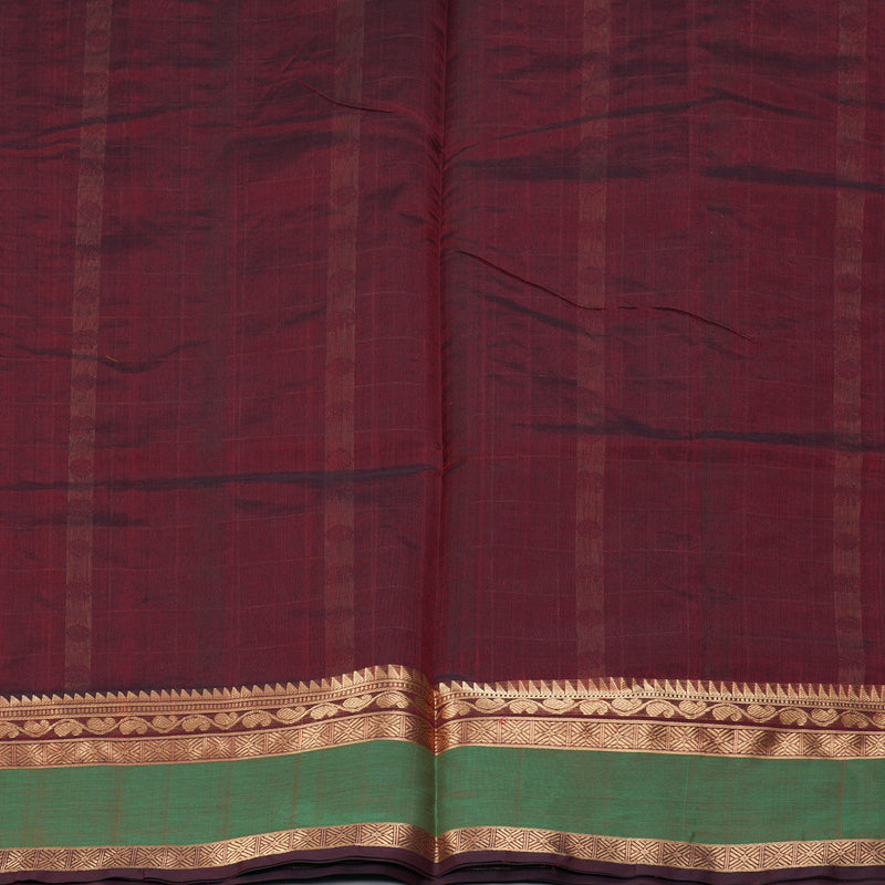 Hayagrivas Maroon Kanchi Silk Cotton Saree SSCBF15D6-2