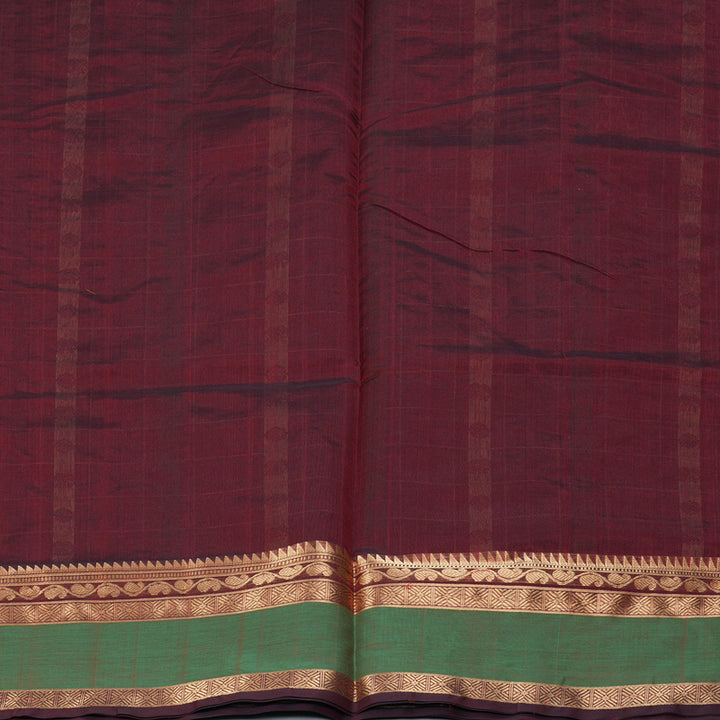 Hayagrivas Maroon Kanchi Silk Cotton Saree SSCBF15D6-2