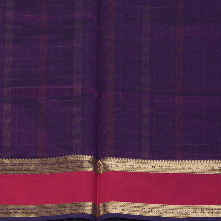 Hayagrivas Purple Kanchi Silk Cotton Saree SSCBF15D6-3