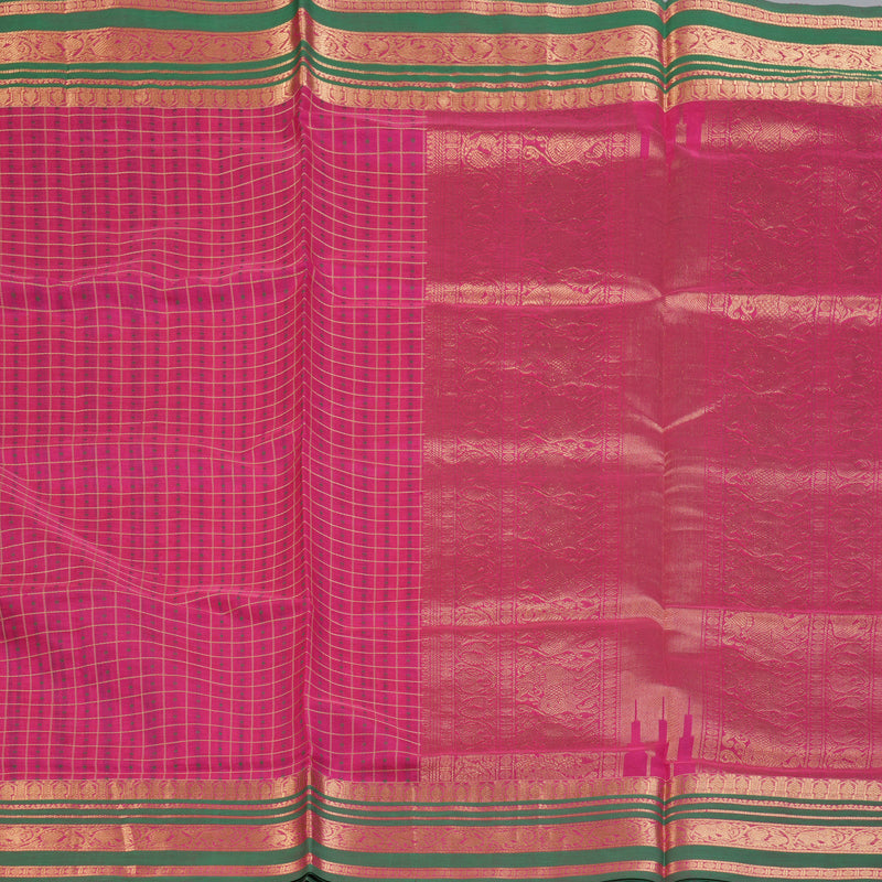 Hayagrivas Pink Kanchi Silk Cotton Saree SSCBF15D7-1