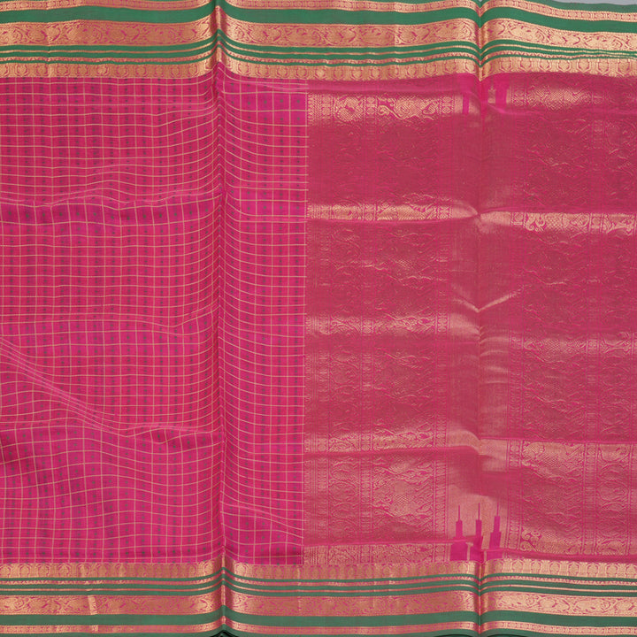 Hayagrivas Pink Kanchi Silk Cotton Saree SSCBF15D7-1