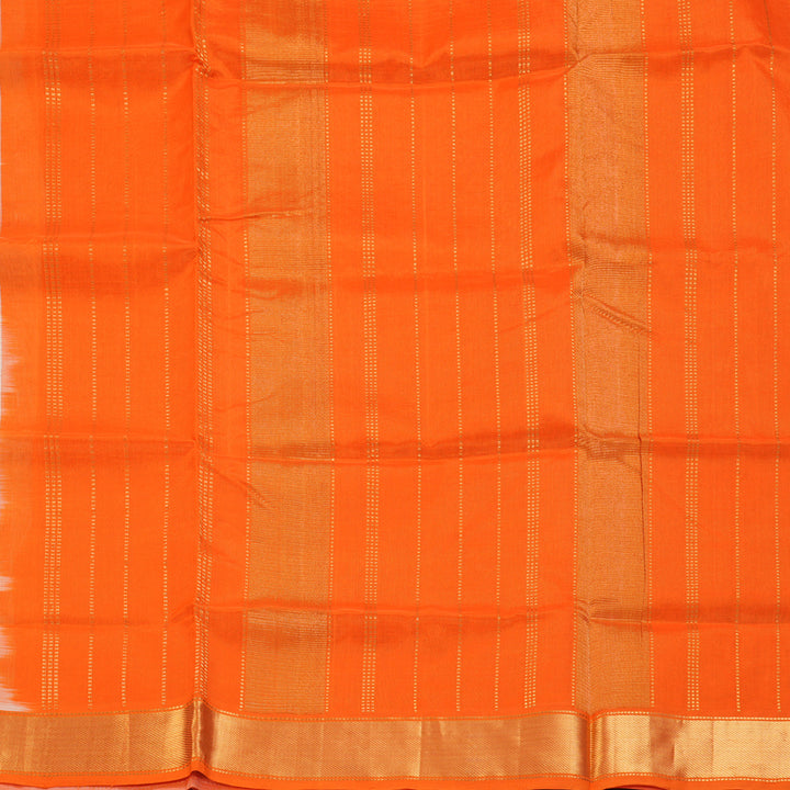 Hayagrivas Half-White Pure Silk Cotton Saree SSCBF15D8-1
