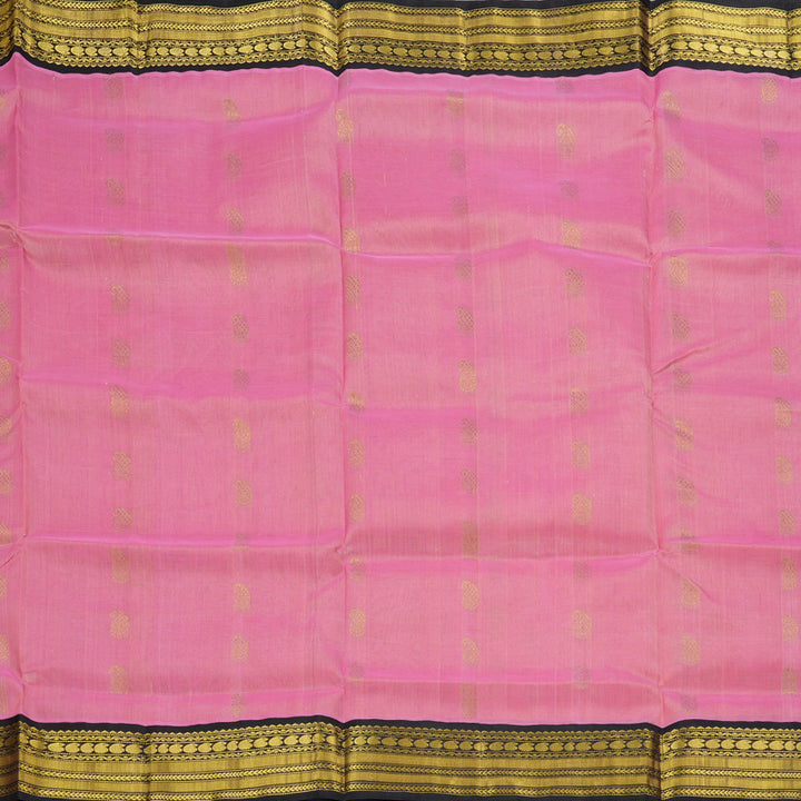 Hayagrivas Lotus Pink Pure Silk Cotton Saree SSCBF16D1-21