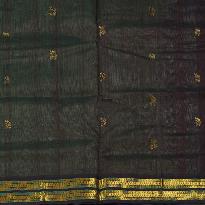 Hayagrivas Pista Green Pure Silk Cotton Saree SSCBF16D1-8