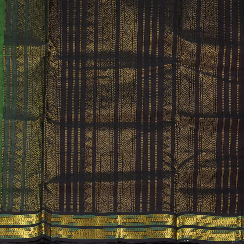 Hayagrivas Pista Green Pure Silk Cotton Saree SSCBF16D1-8