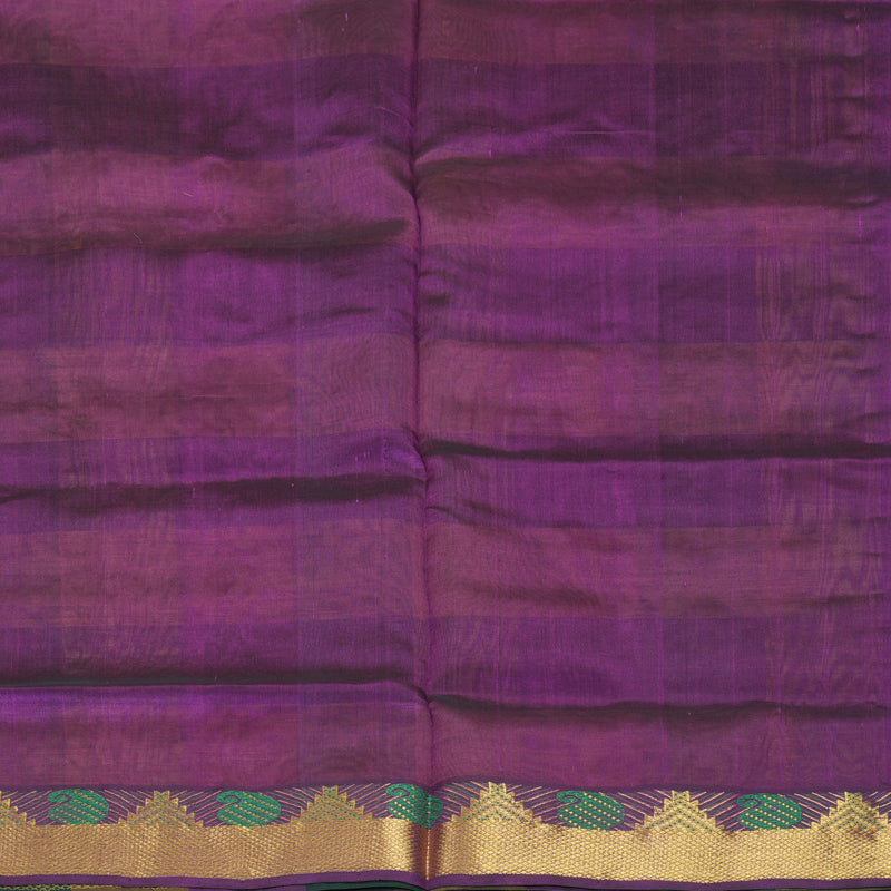 Hayagrivas Multicolour Checks Pure Silk Cotton Saree SSCBF16D10-4