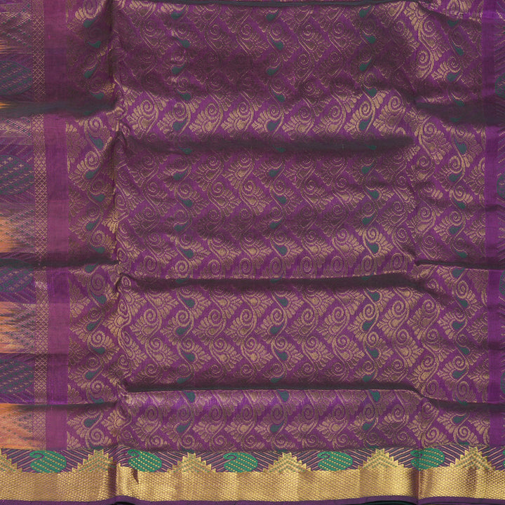 Hayagrivas Multicolour Checks Pure Silk Cotton Saree SSCBF16D10-4