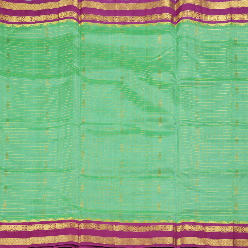 Hayagrivas Pista Green Pure Silk Cotton Saree SSCBF16D11-2