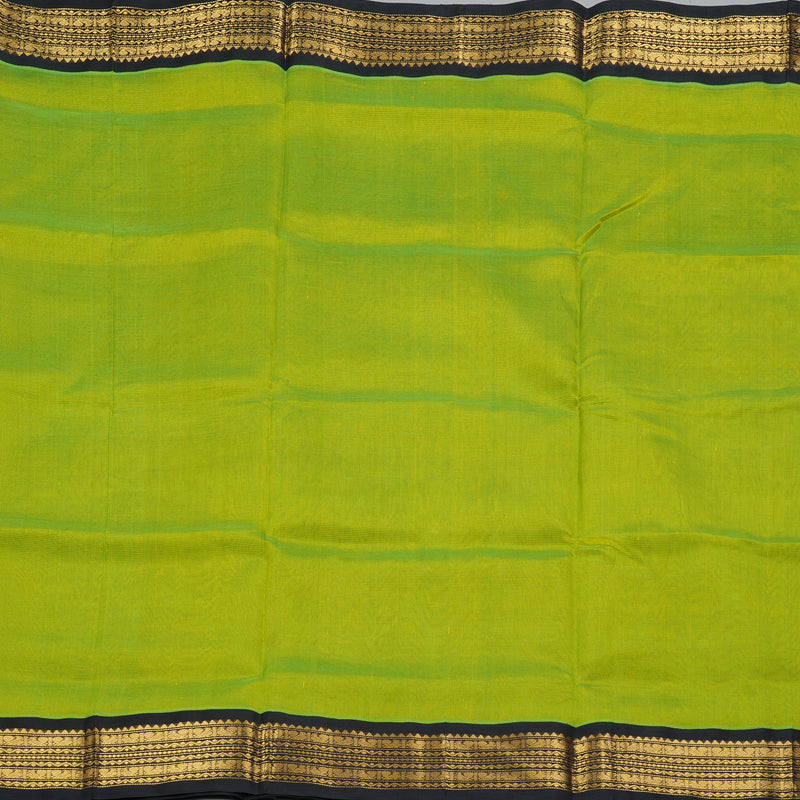 Hayagrivas Fluorescent Green Pure Silk Cotton Saree SSCBF16D12-2