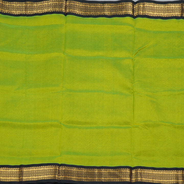 Hayagrivas Fluorescent Green Pure Silk Cotton Saree SSCBF16D12-2