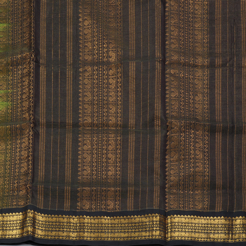 Hayagrivas Fluorescent Green Pure Silk Cotton Saree SSCBF16D12-2