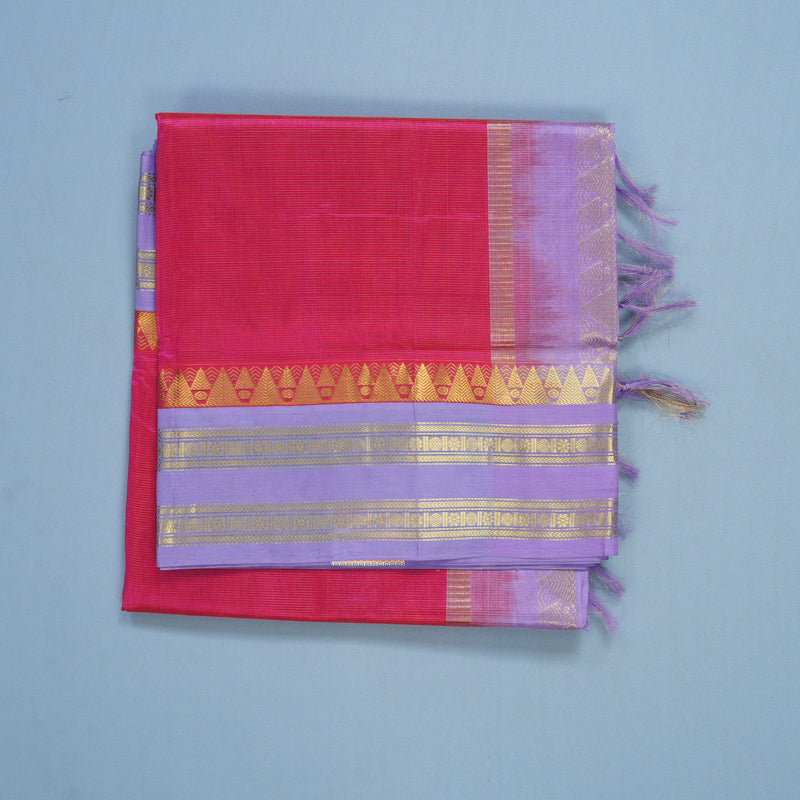 Hayagrivas Rani Pink Pure Silk Cotton Saree SSCBF16D12-4
