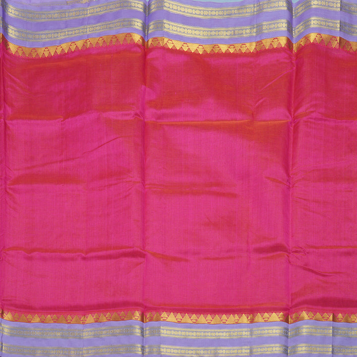 Hayagrivas Rani Pink Pure Silk Cotton Saree SSCBF16D12-4