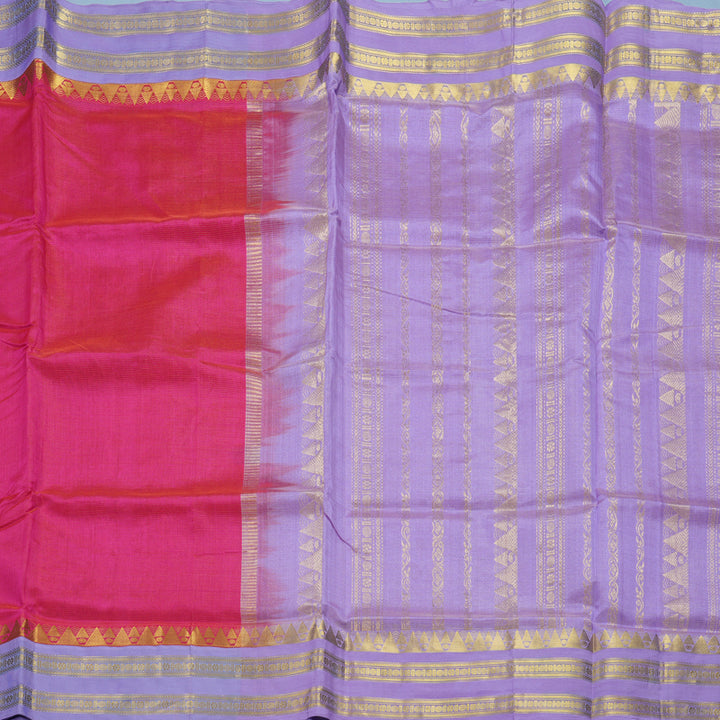 Hayagrivas Rani Pink Pure Silk Cotton Saree SSCBF16D12-4