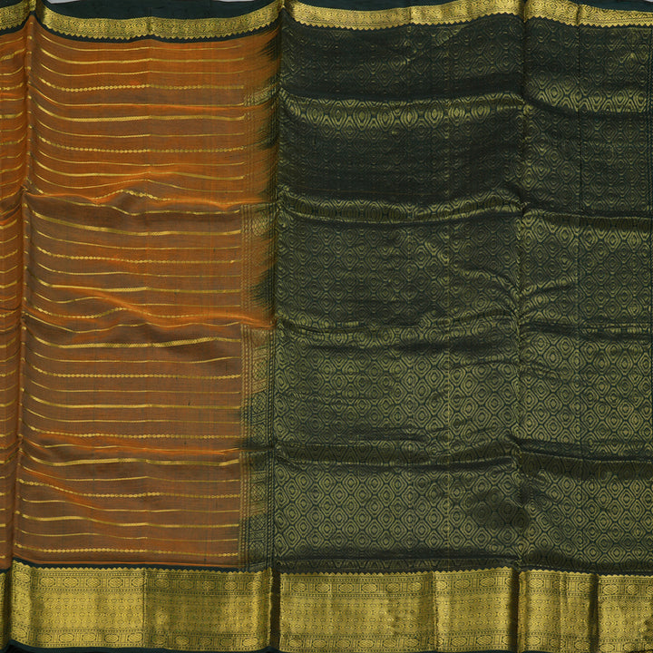 Hayagrivas Honey Mustard Pure Silk Cotton Saree SSCBF16D13-7