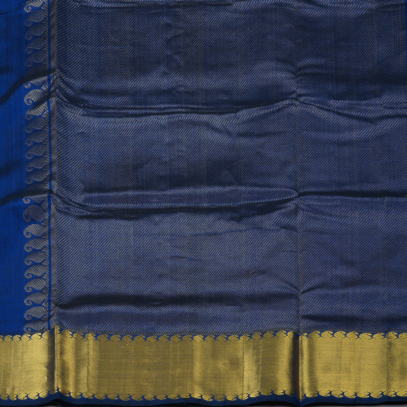 Hayagrivas Royal Blue Pure Silk Cotton Saree SSCBF16D14-5