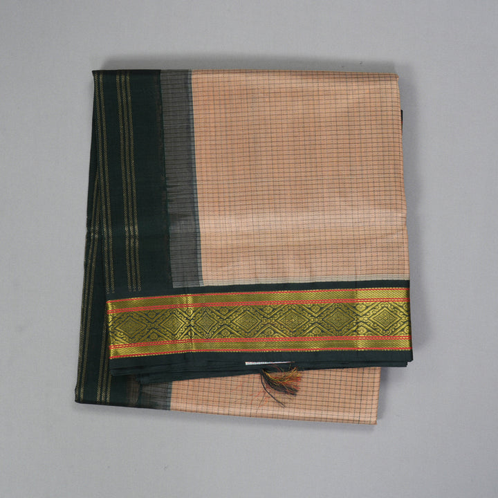 Hayagrivas Sandal Pure Silk Cotton Saree SSCBF16D2-1