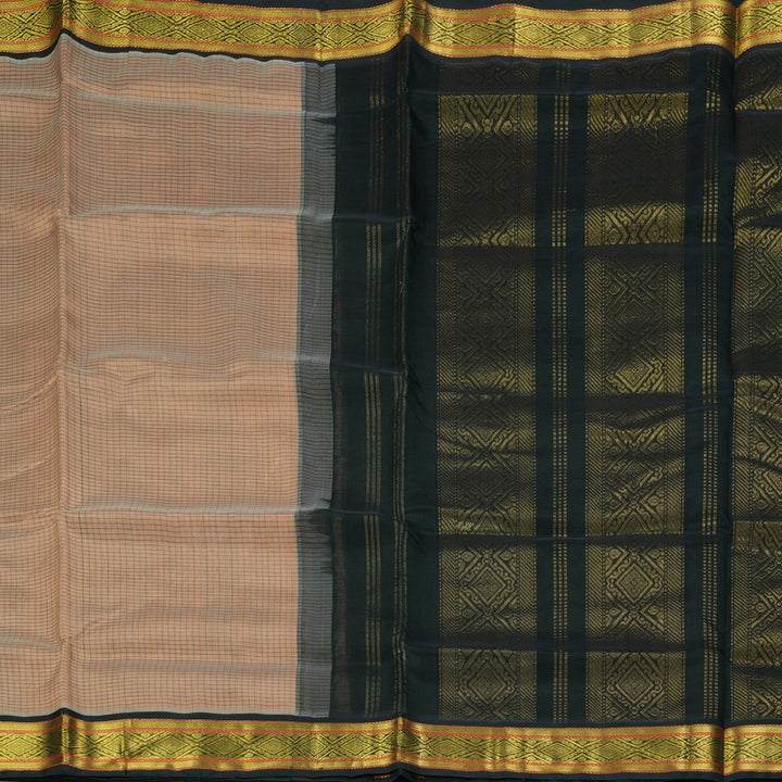 Hayagrivas Sandal Pure Silk Cotton Saree SSCBF16D2-1