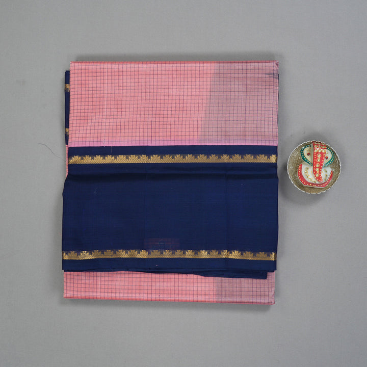 Hayagrivas Lotus Pink Pure Silk Cotton Saree SSCBF16D2-12