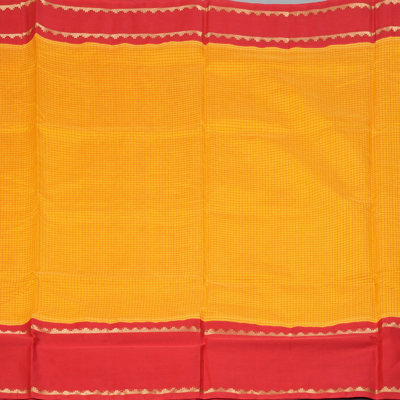 Hayagrivas Mango Yellow Pure Silk Cotton Saree SSCBF16D2-14