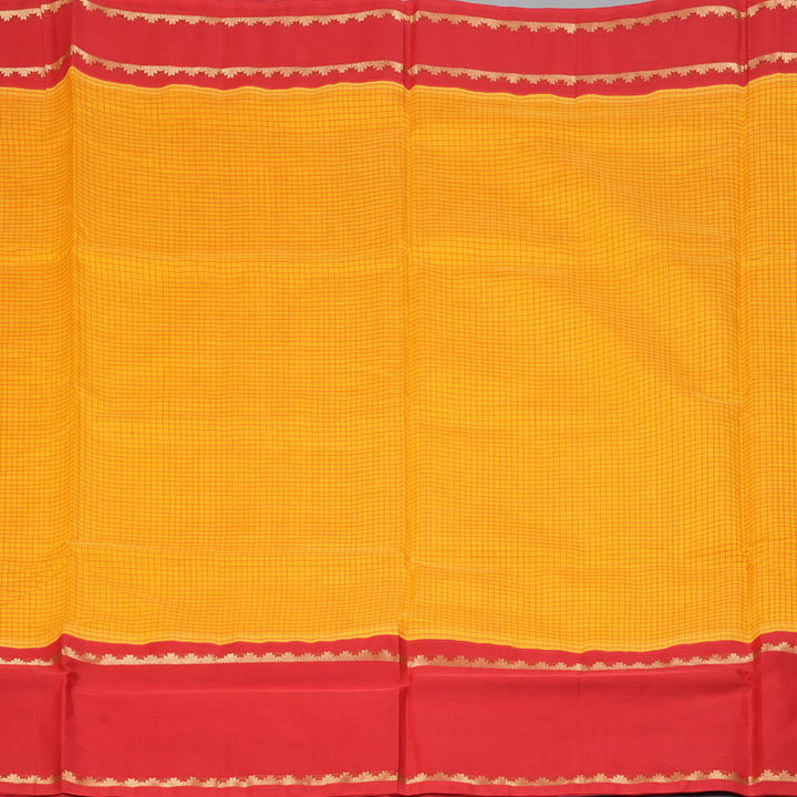 Hayagrivas Mango Yellow Pure Silk Cotton Saree SSCBF16D2-14