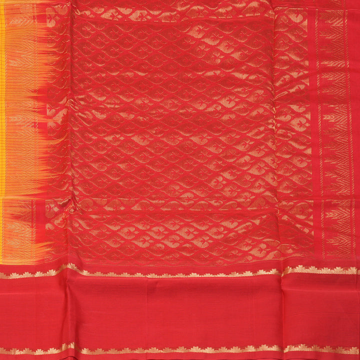 Hayagrivas Mango Yellow Pure Silk Cotton Saree SSCBF16D2-14